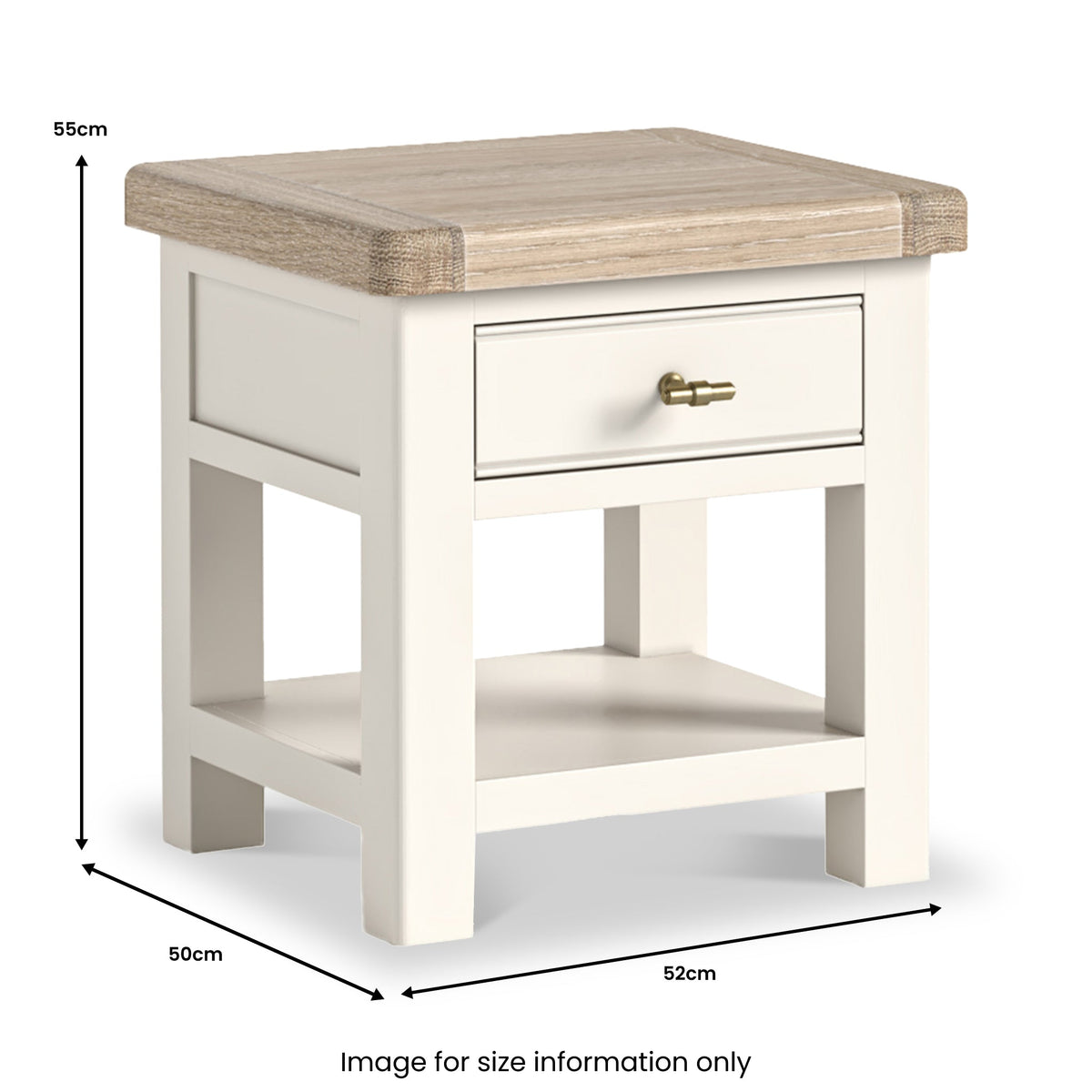 Belmont 1 Drawer Lamp Table