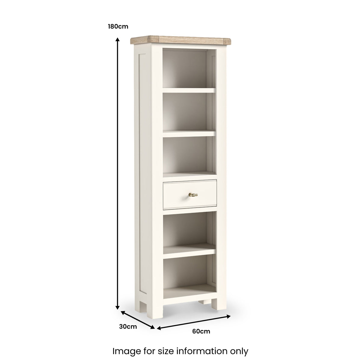 Belmont Slim Bookcase