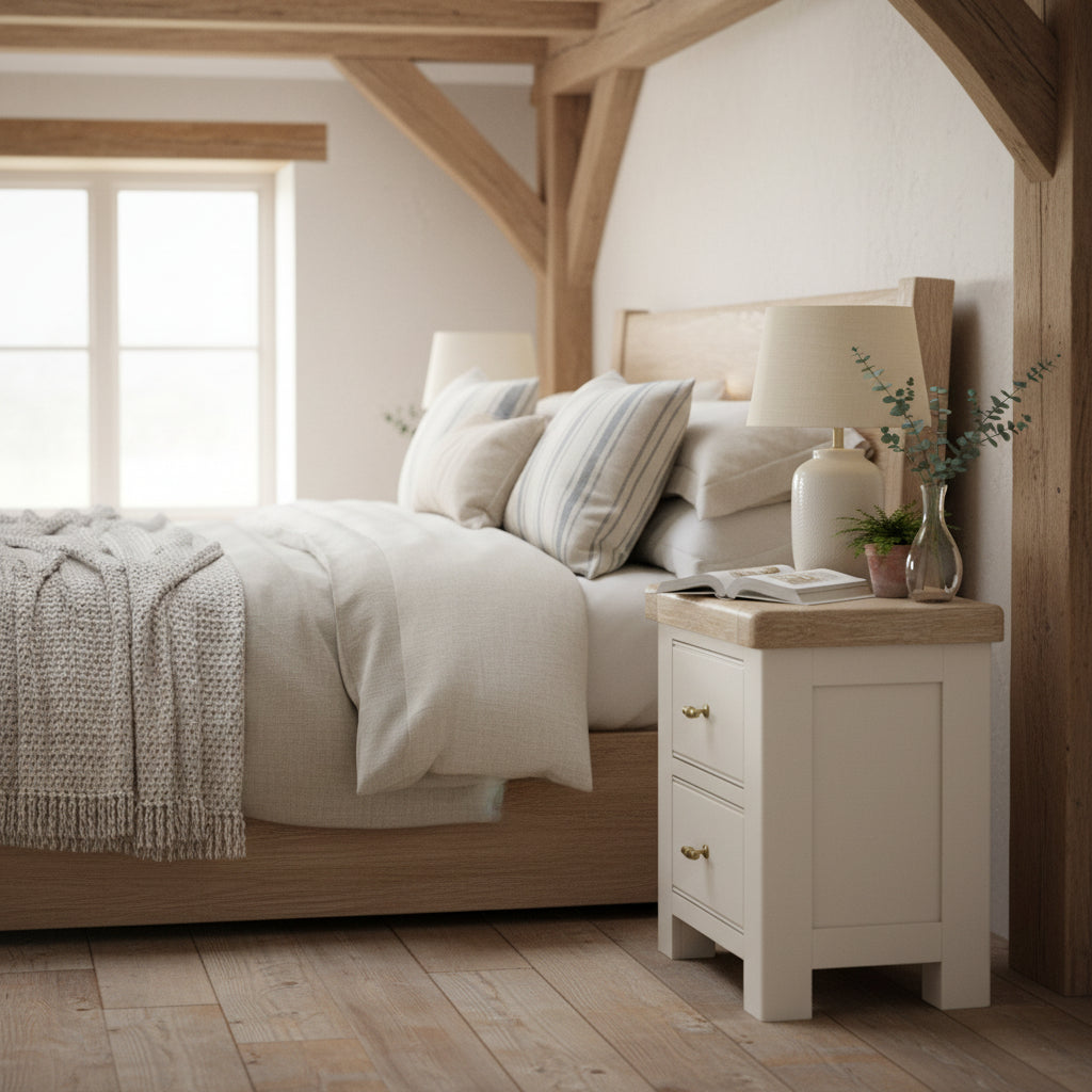 Belmont 2 Drawer Bedside