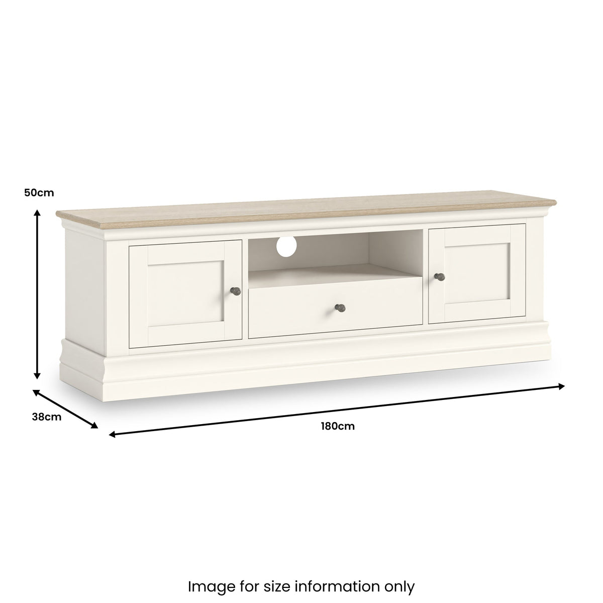 Linden 180cm Wide TV Unit