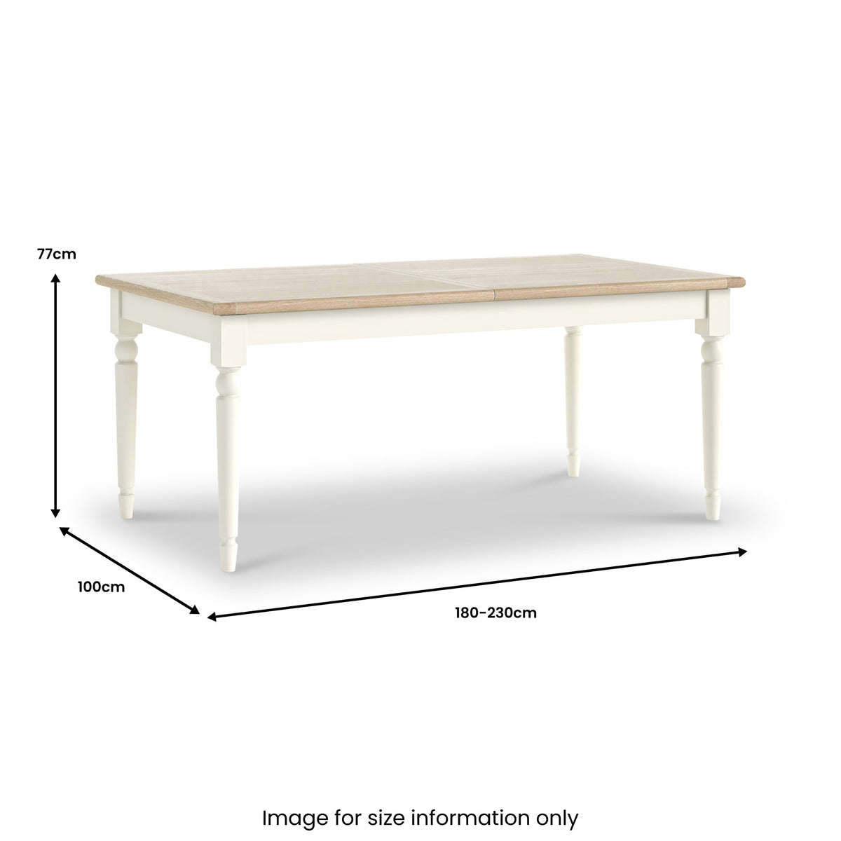 Linden 180-230cm Extendable Dining Table