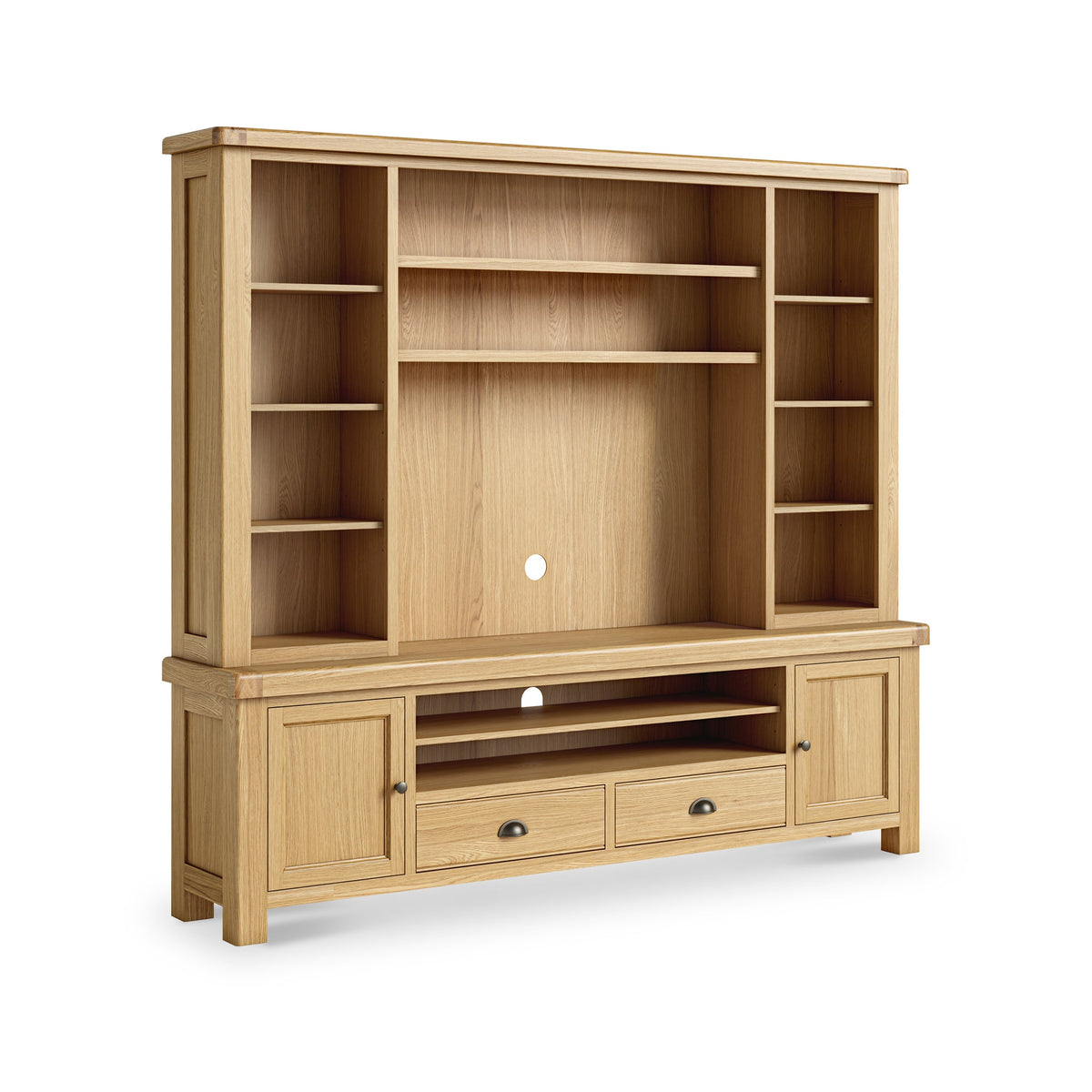 Portland Oak 218cm TV & Media Storage Unit
