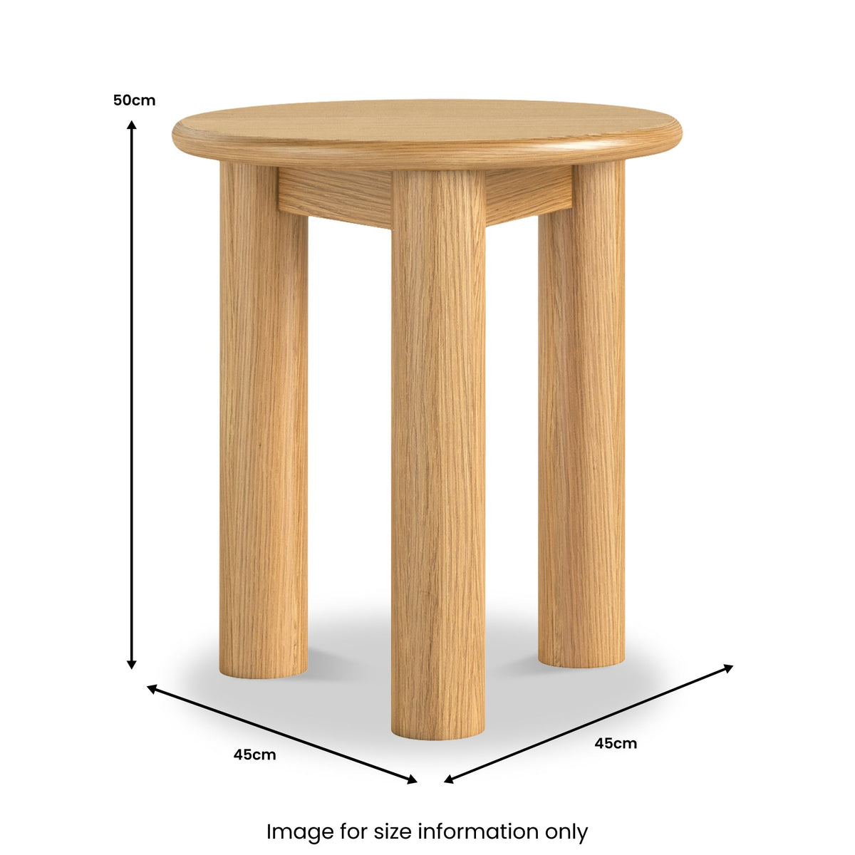 Arden Oak Side Table