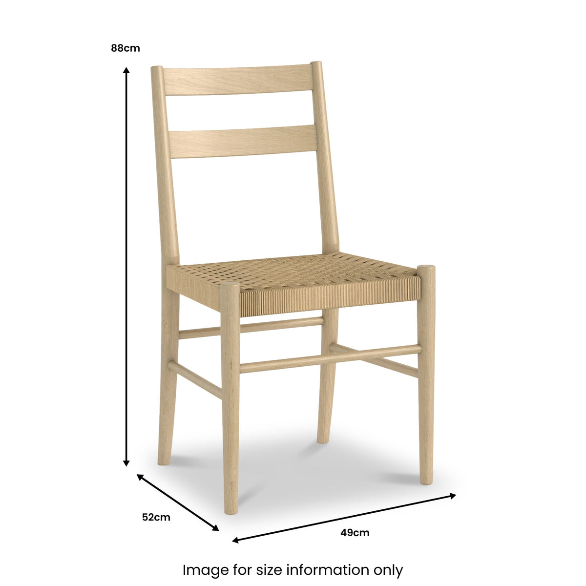 Harborough Oak Woven Dining Chair
