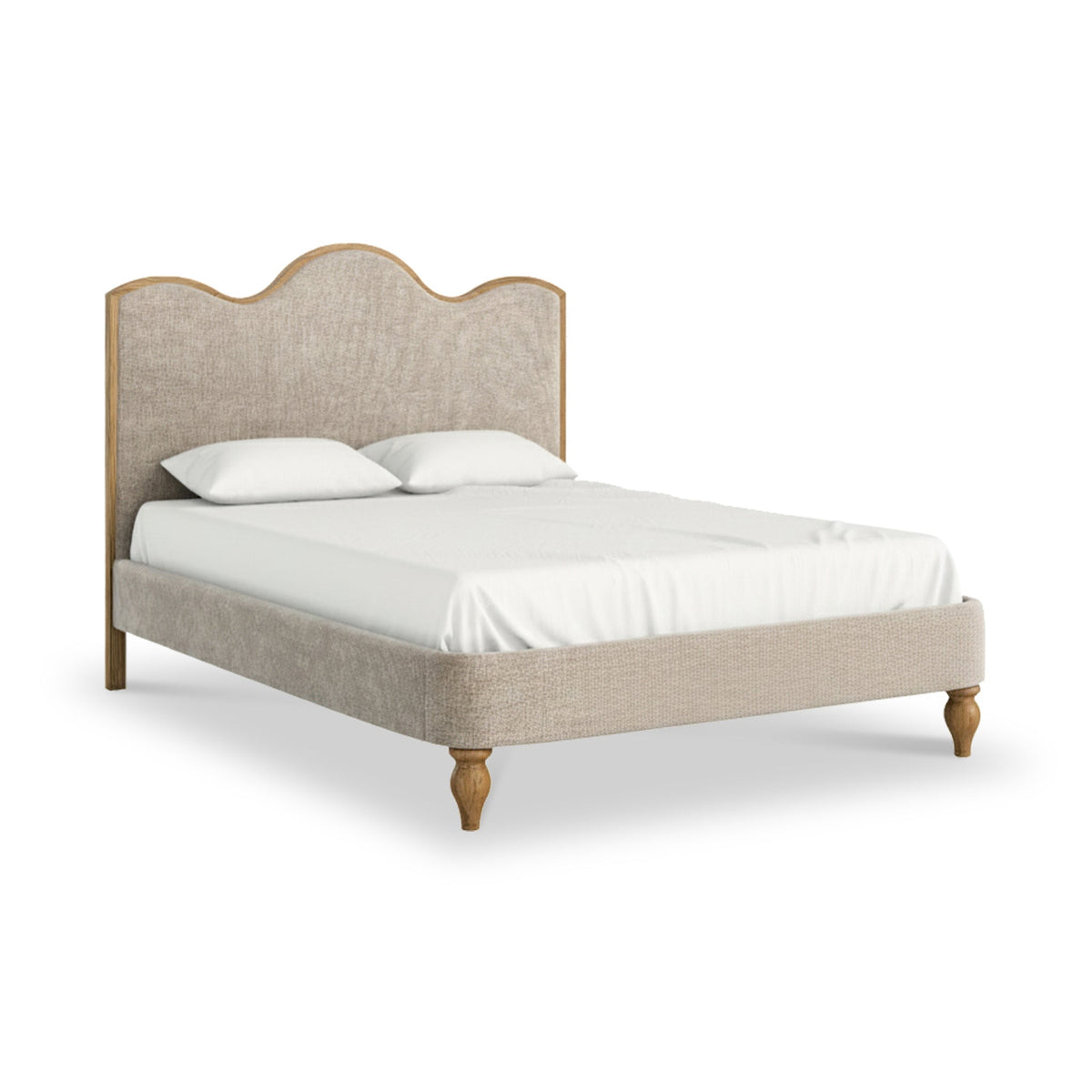 Alderley Oak Upholstered Bed Frame