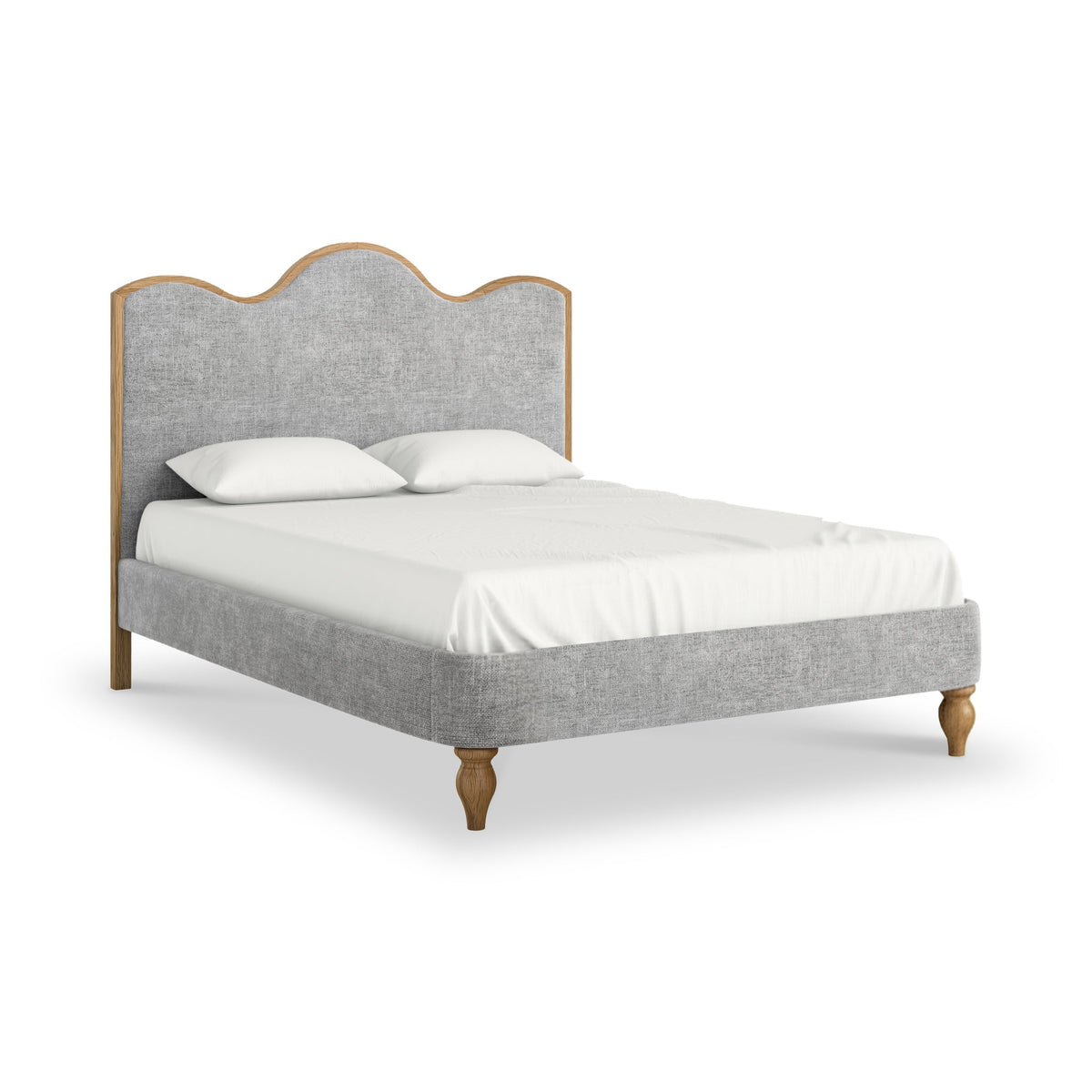 Alderley Oak Upholstered Bed Frame