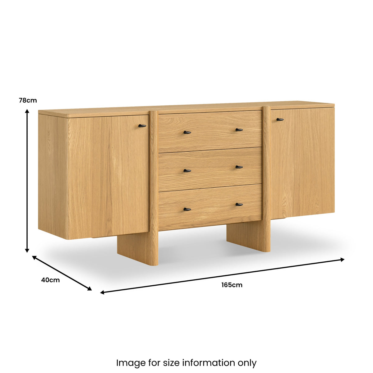 Arden Oak Large Sideboard