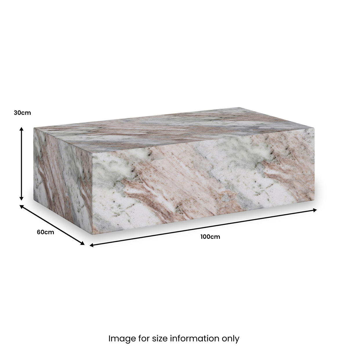 Langham Marble Rectangular Coffee Table