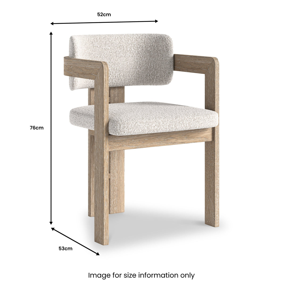 Mylor Washed Oak Dining Chair
