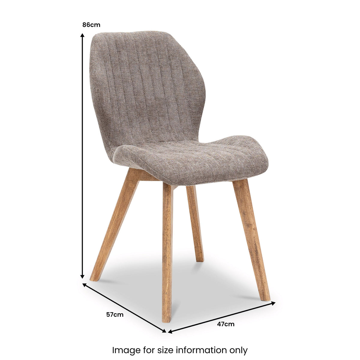 Belrose Textured Fabric Dining Chair