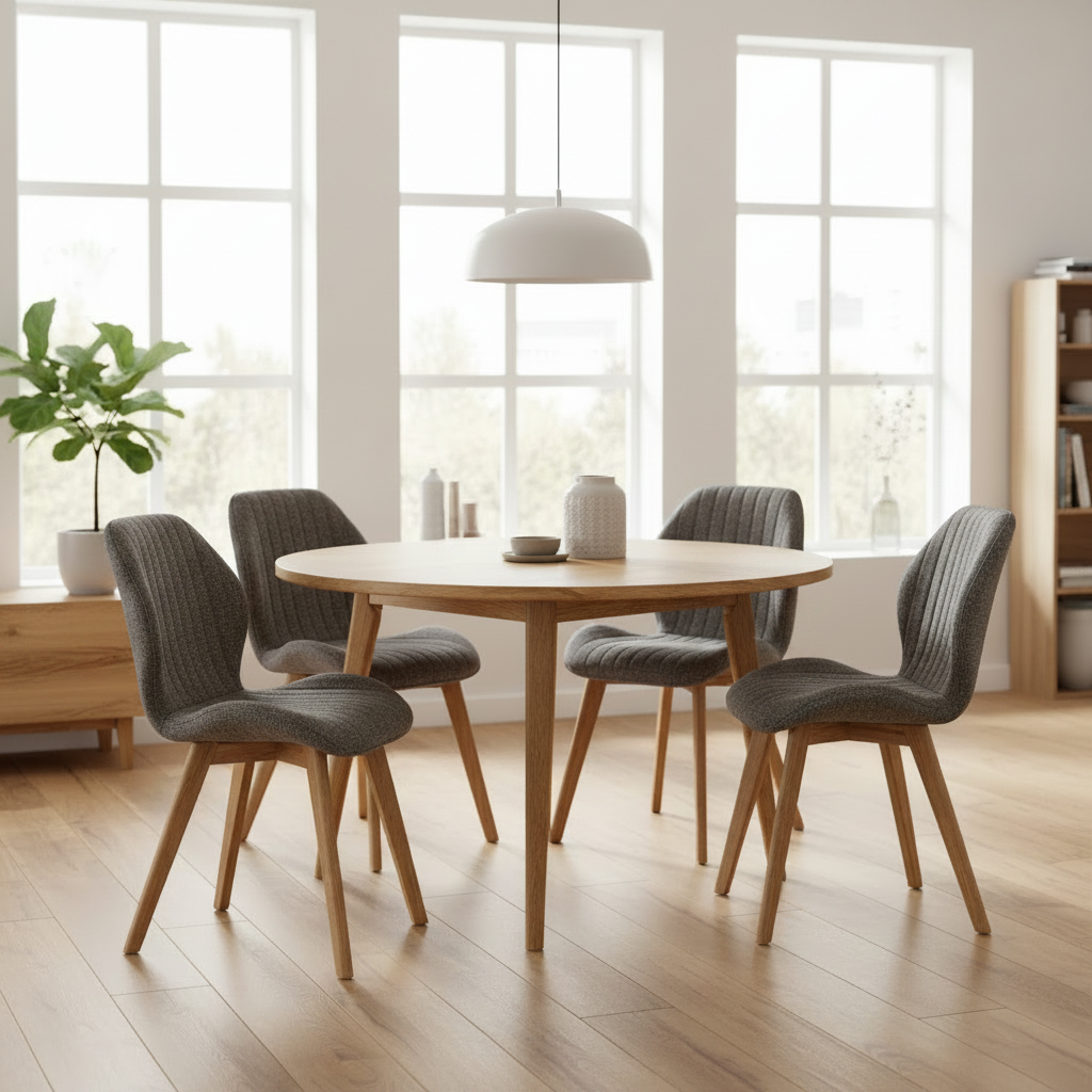 Belrose Textured Fabric Dining Chair
