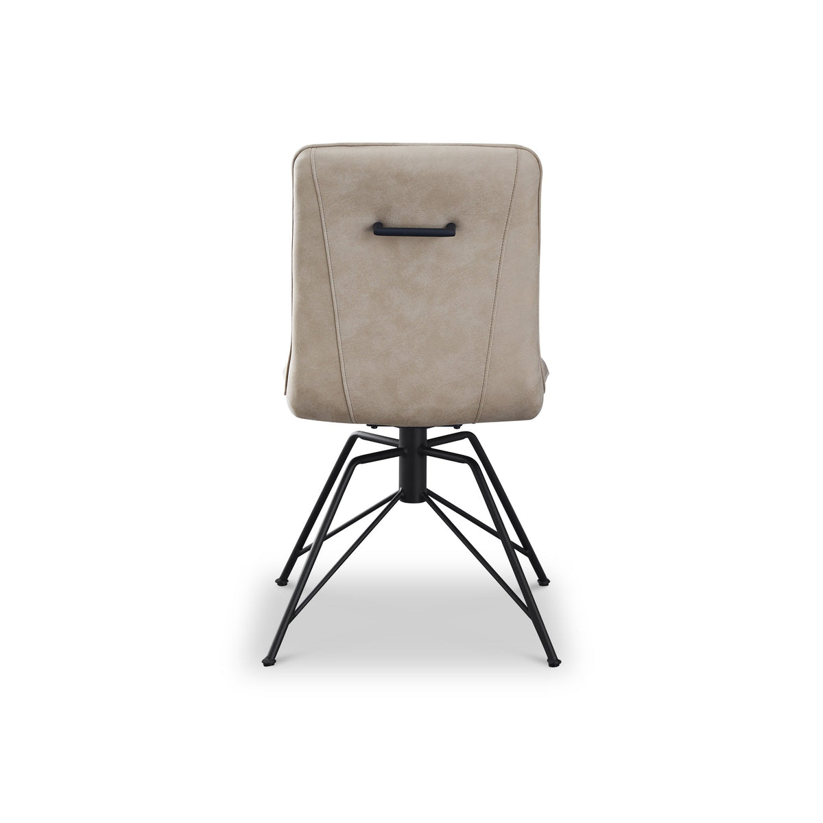 Calmore Taupe Faux Suede Dining Chair