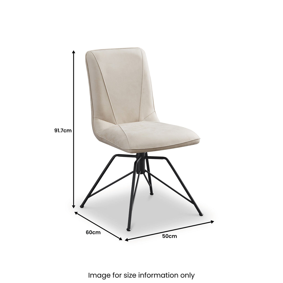 Calmore Taupe Faux Suede Dining Chair