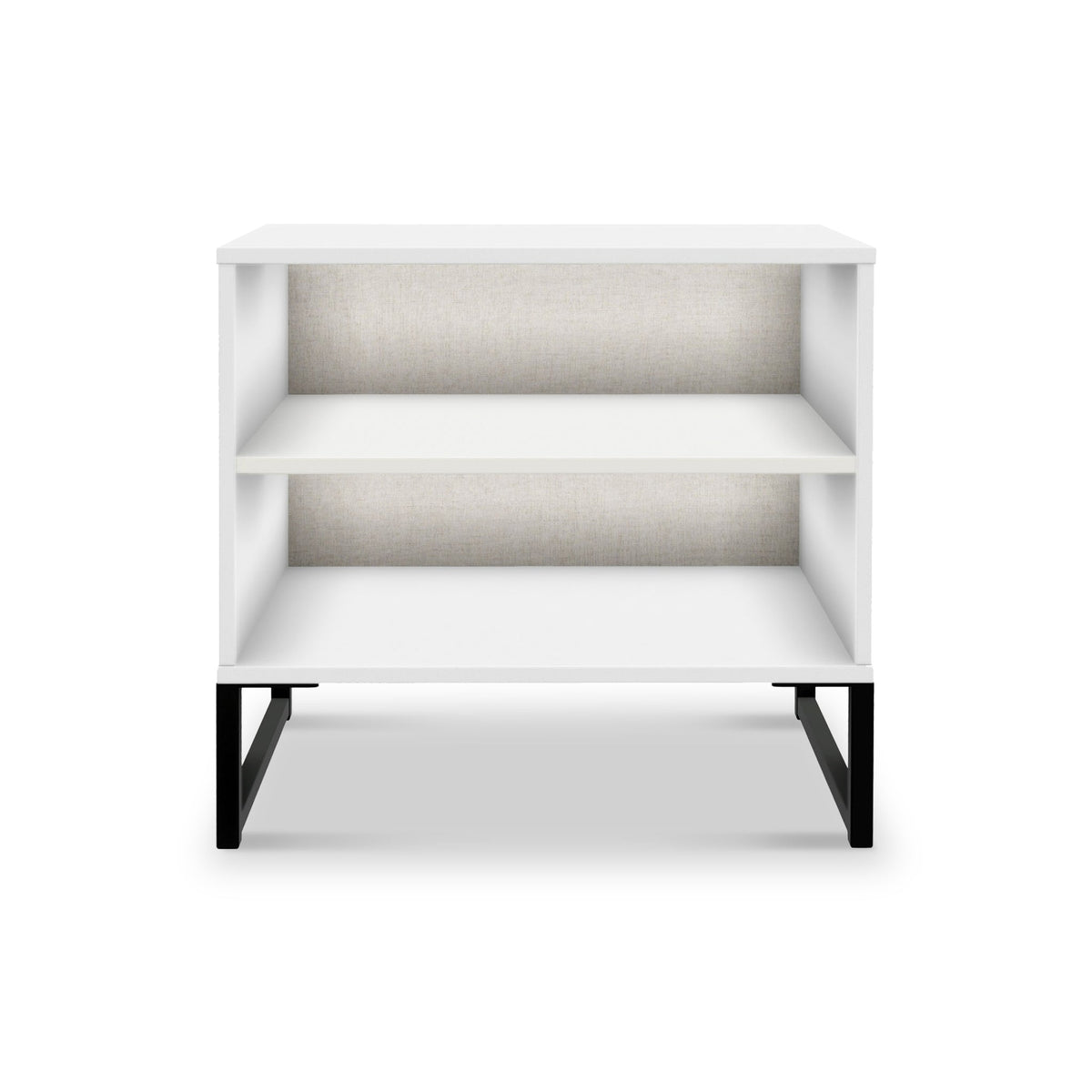 Hudson 2 Open Shelf Bedside Table