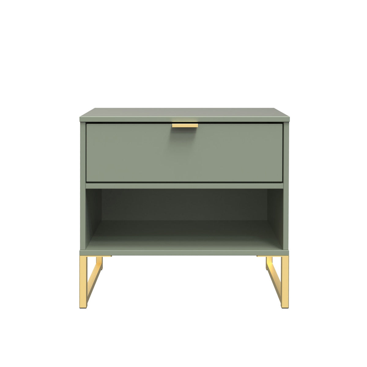 Hudson 1 Drawer with Open Shelf Side Table