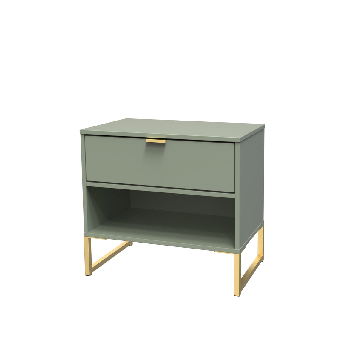 Hudson 1 Drawer with Open Shelf Side Table