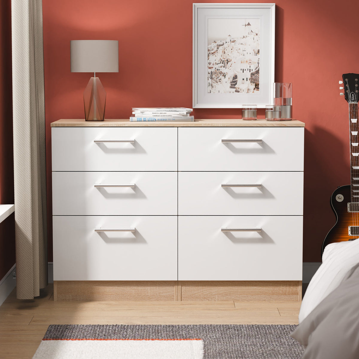 Hadley 6 Drawer Wide Chest