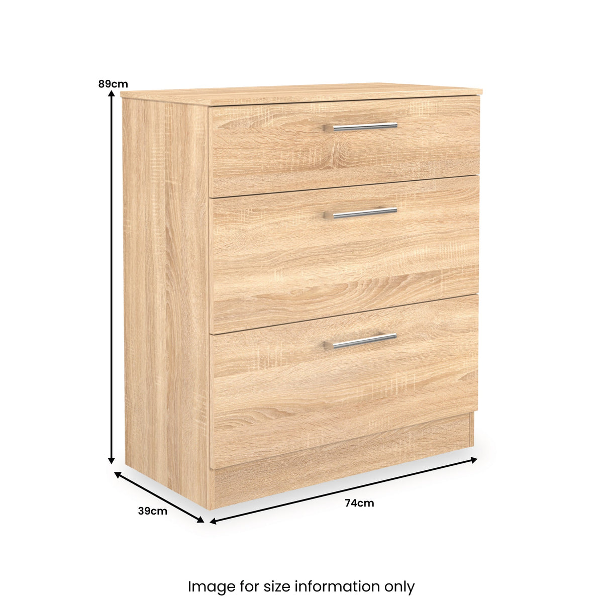 Hadley 3 Drawer Deep Chest