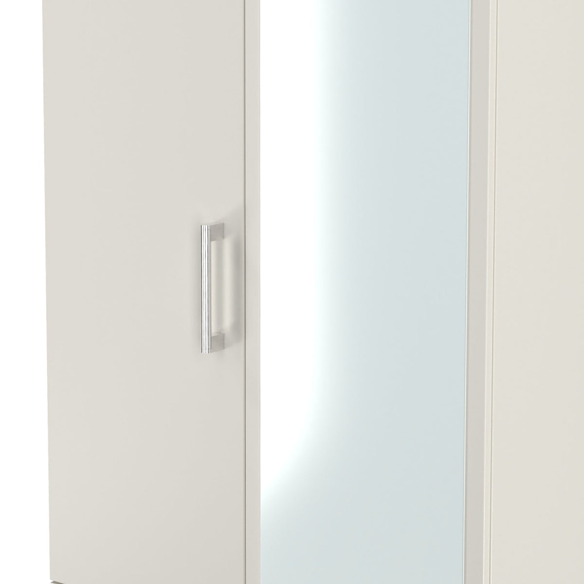 Hadley Mirrored Double Wardrobe with Drawers