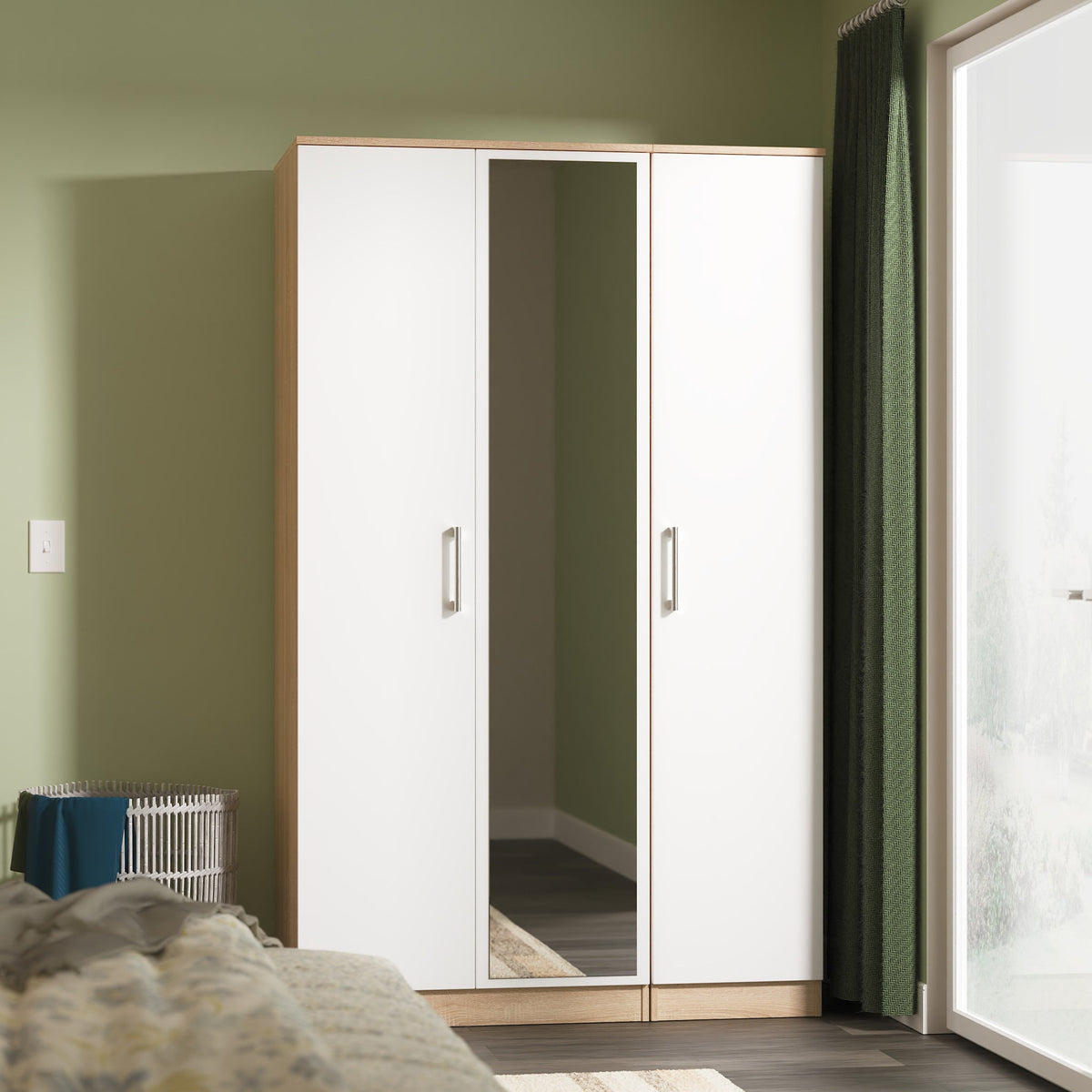 Hadley Triple Mirrored Wardrobe