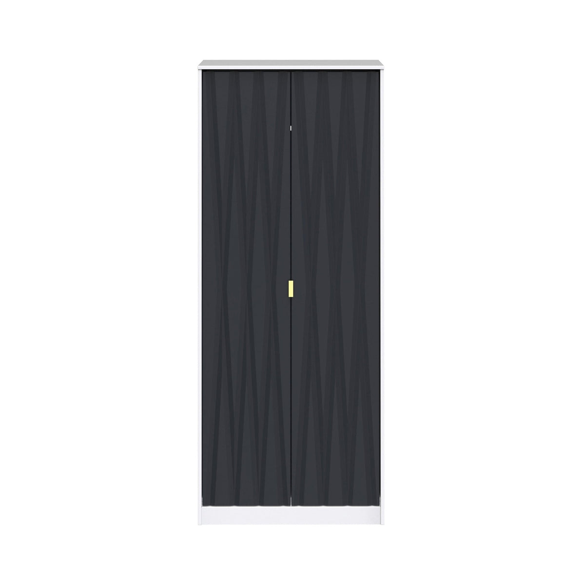 Geo Panelled 2 Door Wardrobe
