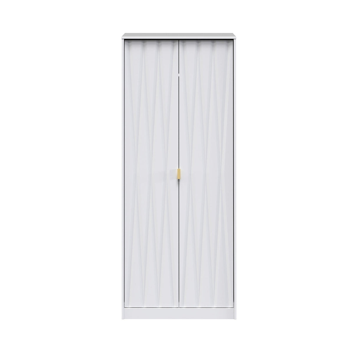 Geo Panelled 2 Door Wardrobe