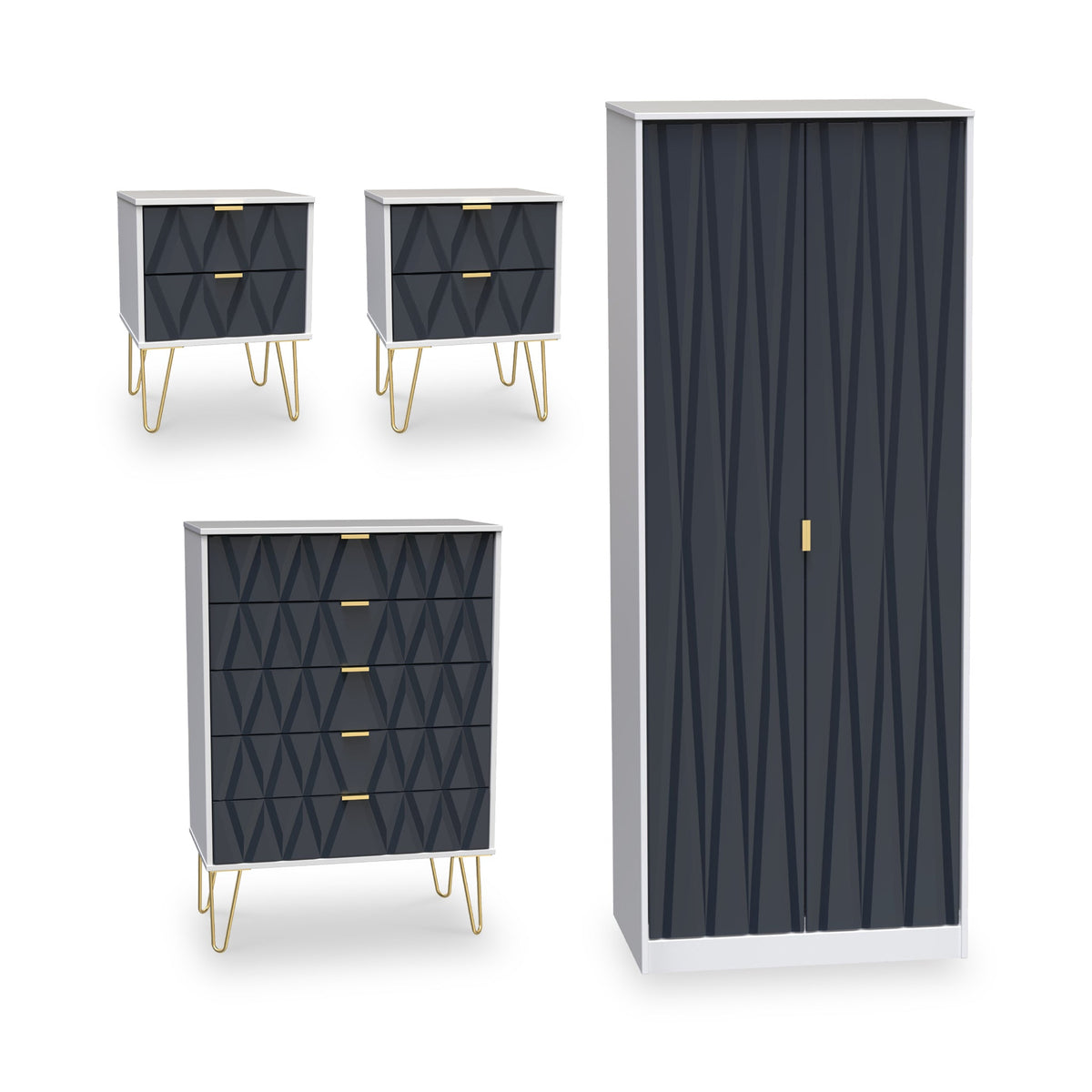 Geo 4 Piece Bedroom Furntiure Set