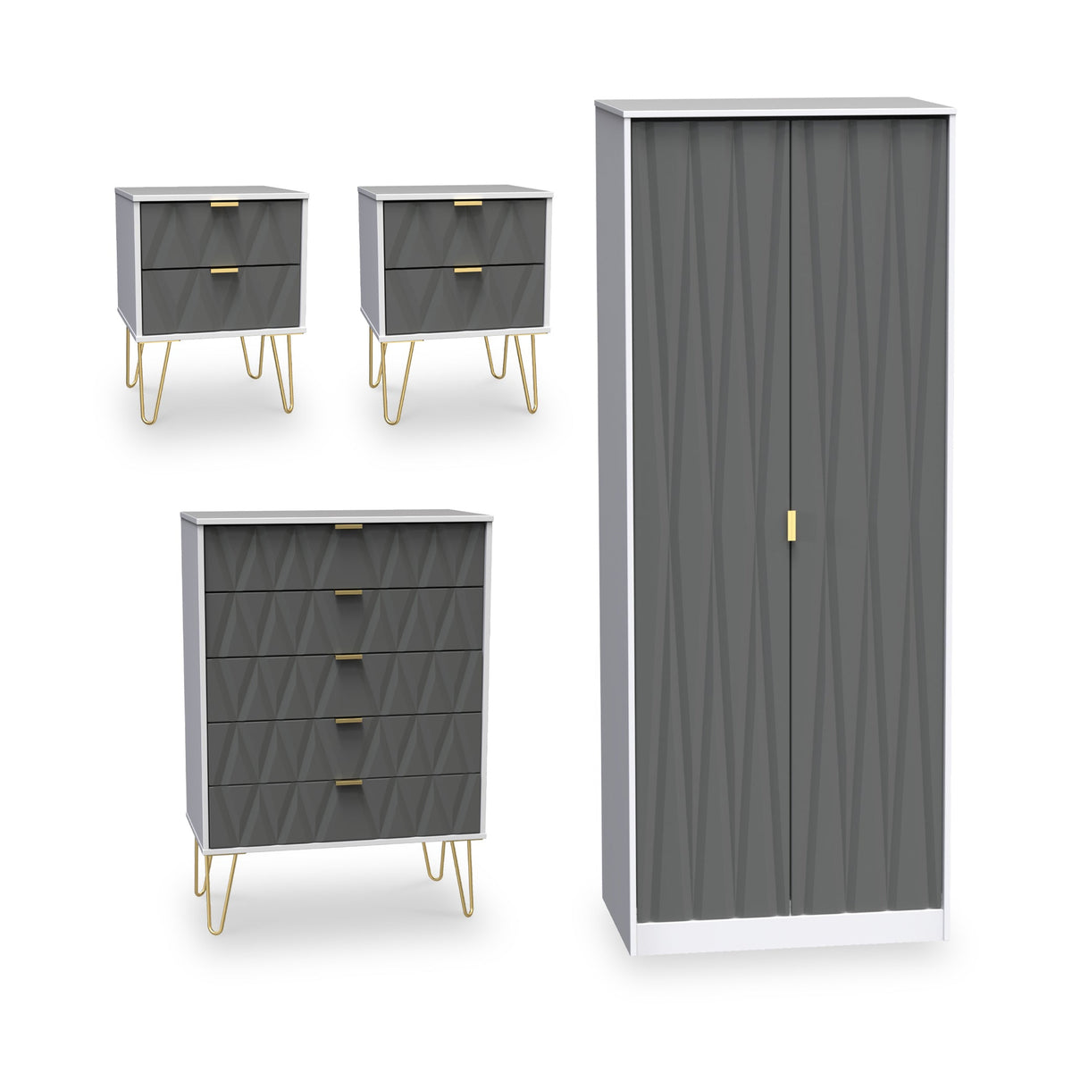 Geo 4 Piece Bedroom Furntiure Set
