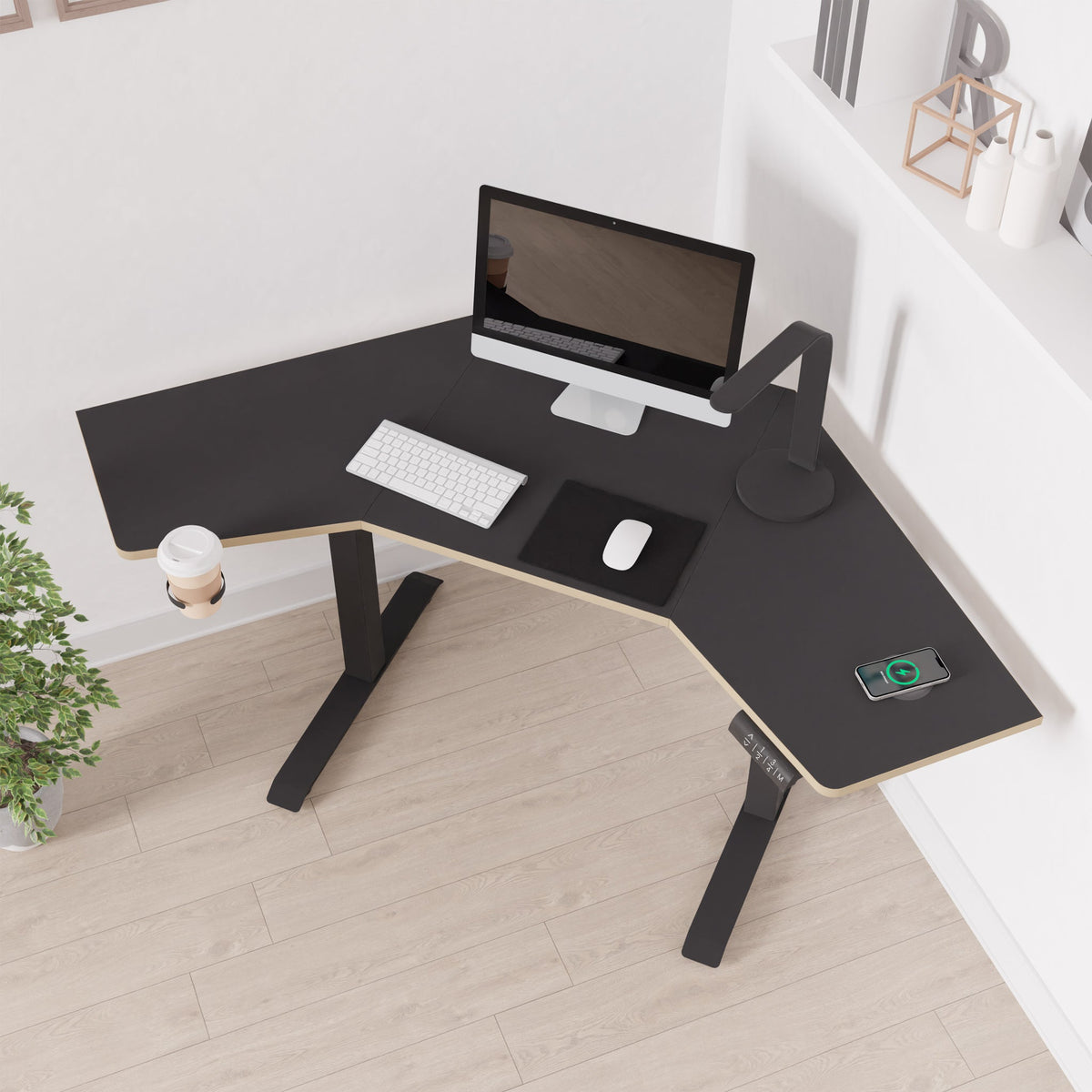 Koble Gino Smart Electric Height Adjustable Corner Desk