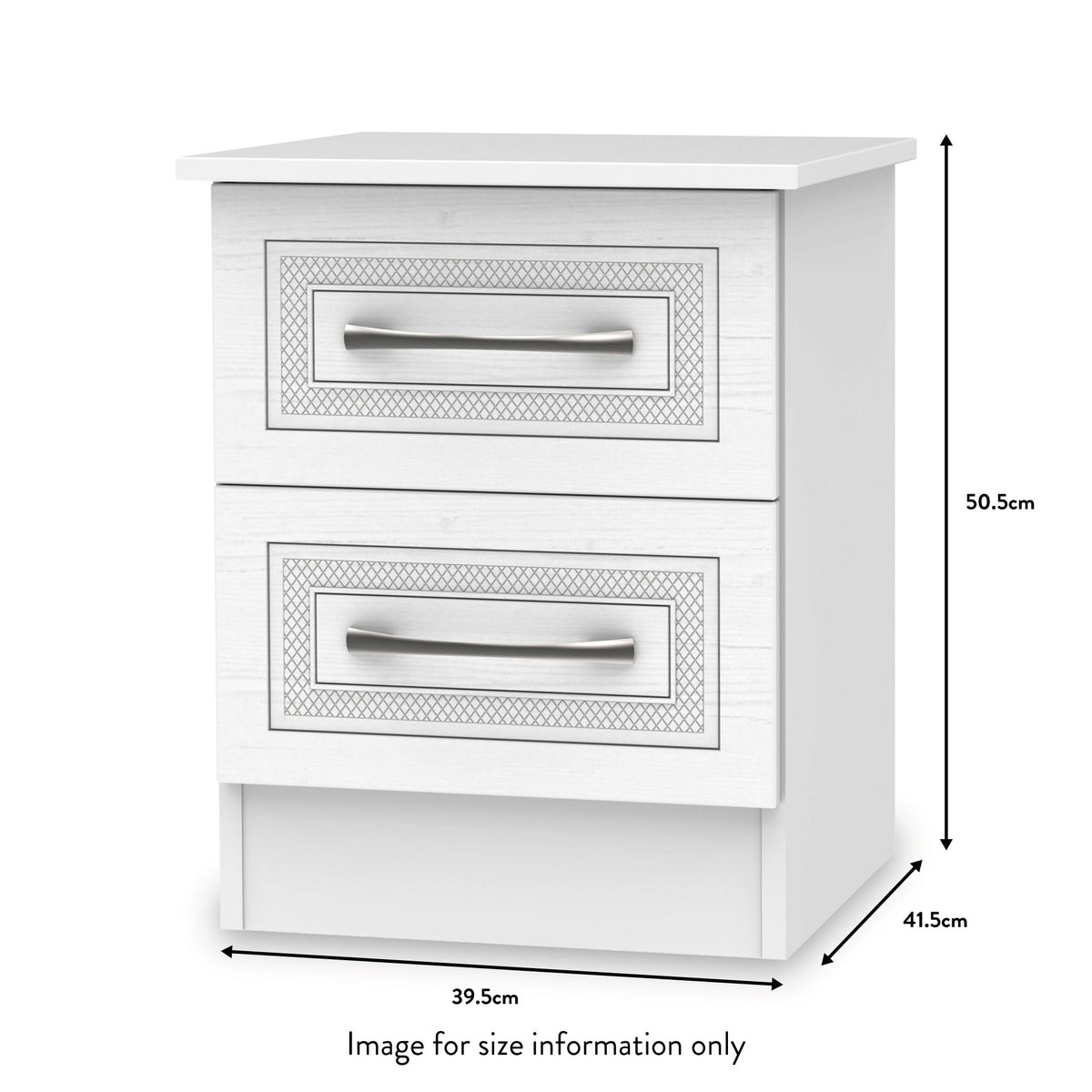 Killgarth 2 Drawer Bedside Table