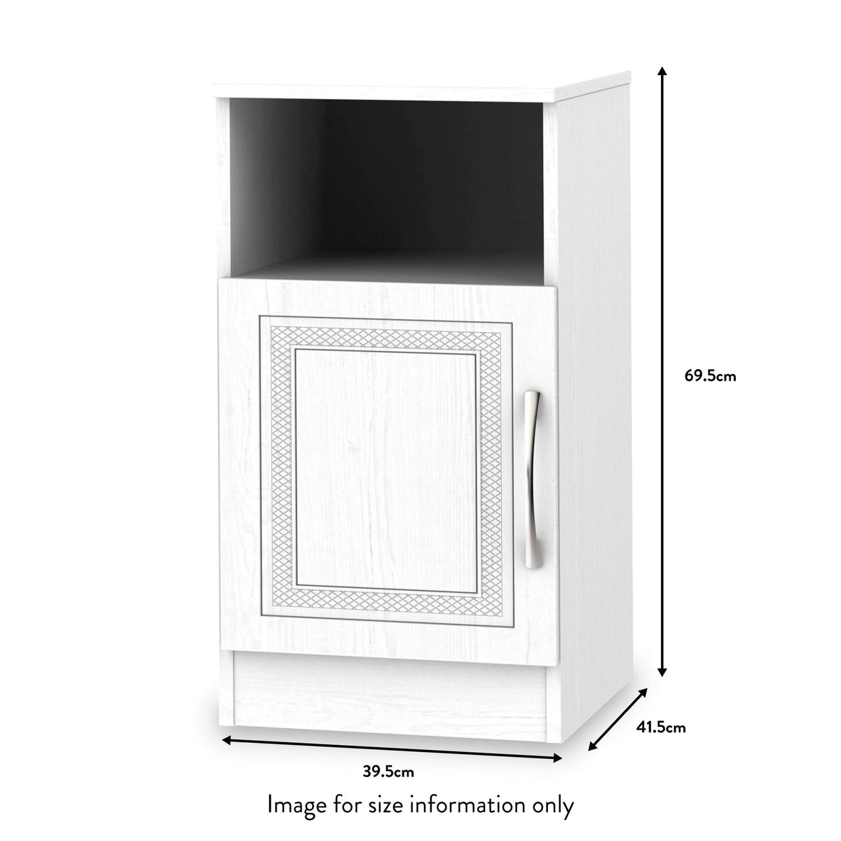 Killgarth White 3 Piece Bedroom Set