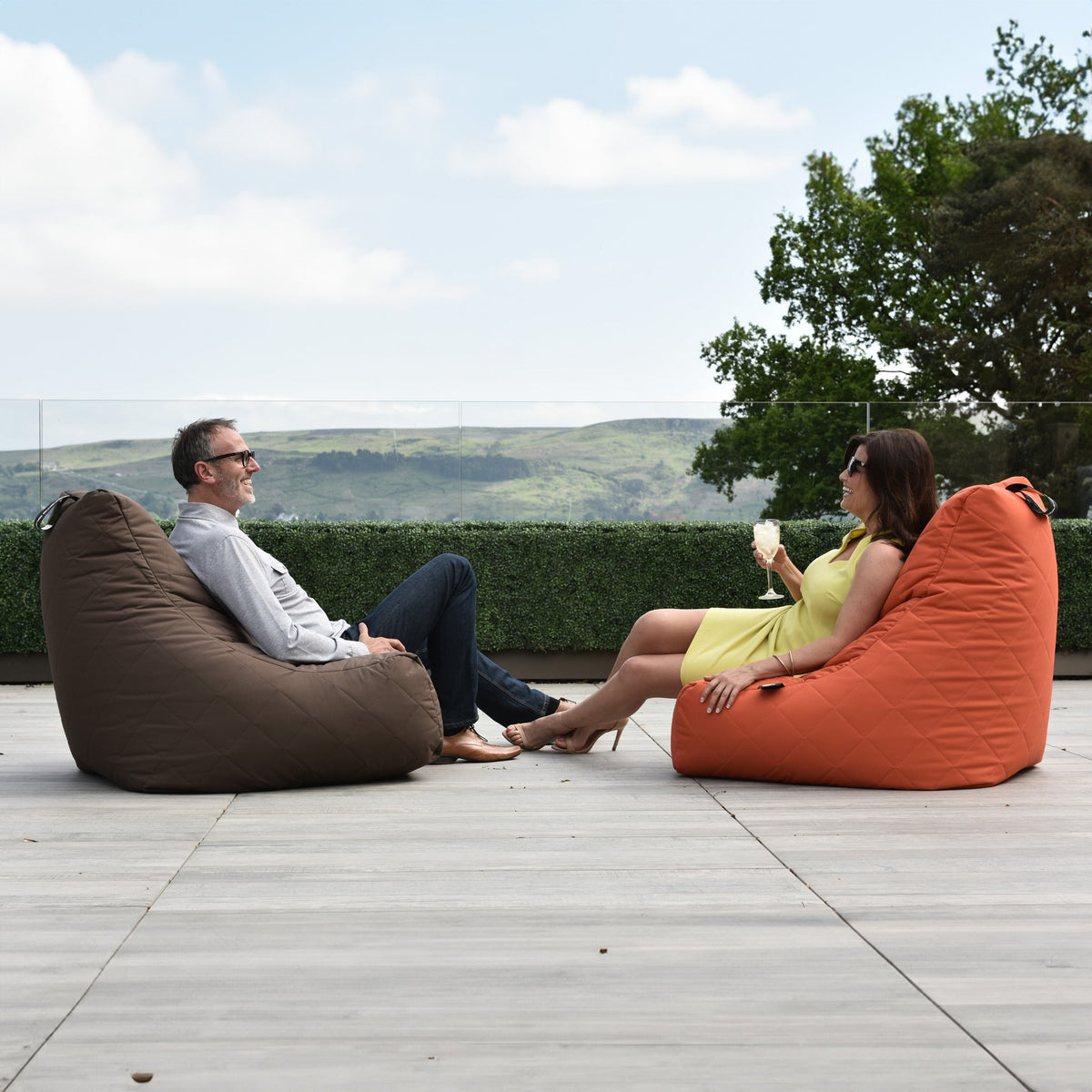 Extreme Lounging Mighty Quilted Bean Bag