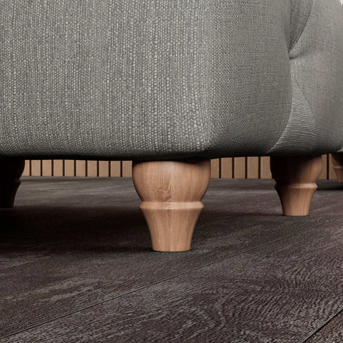 Everett Button Top Footstool