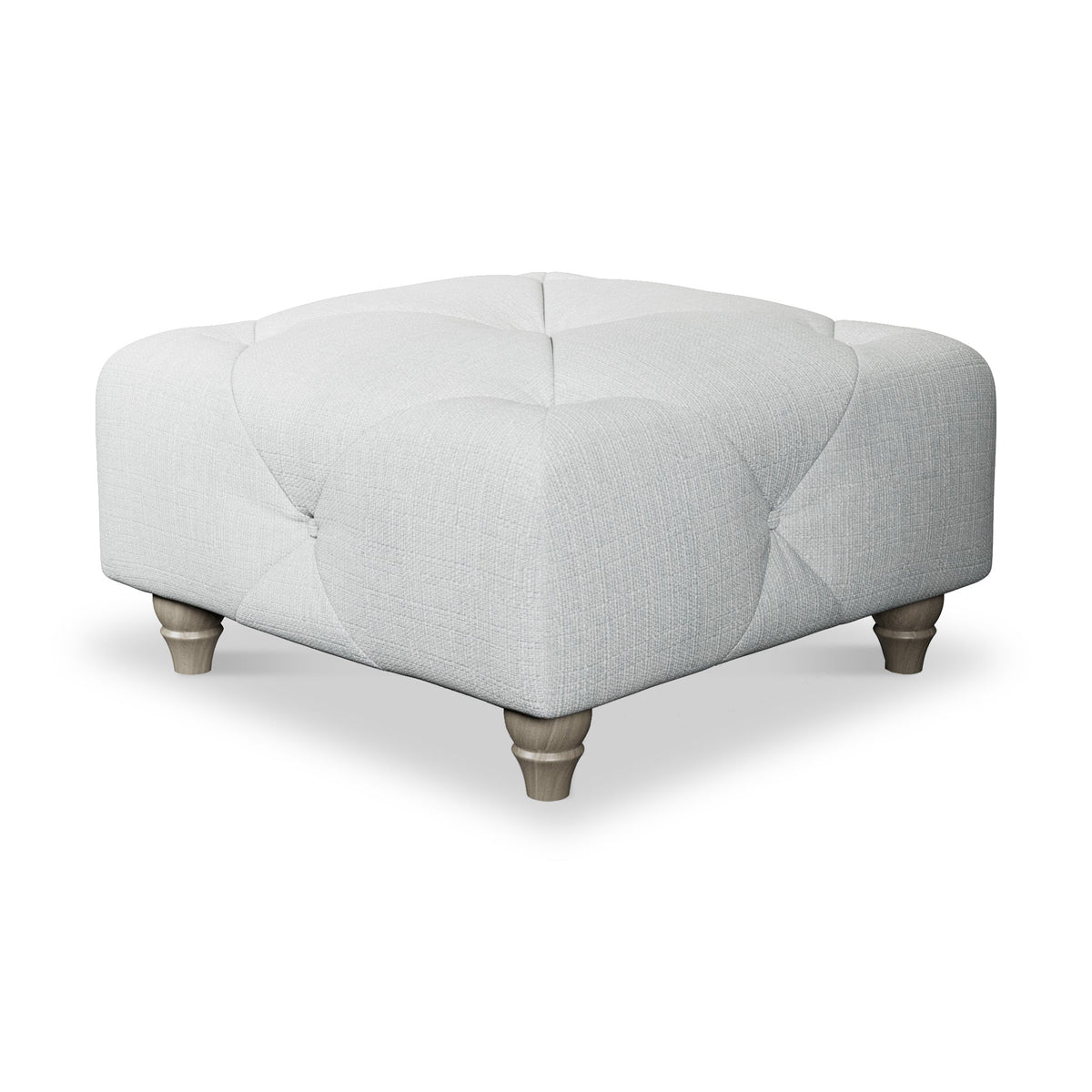 Everett Button Top Footstool