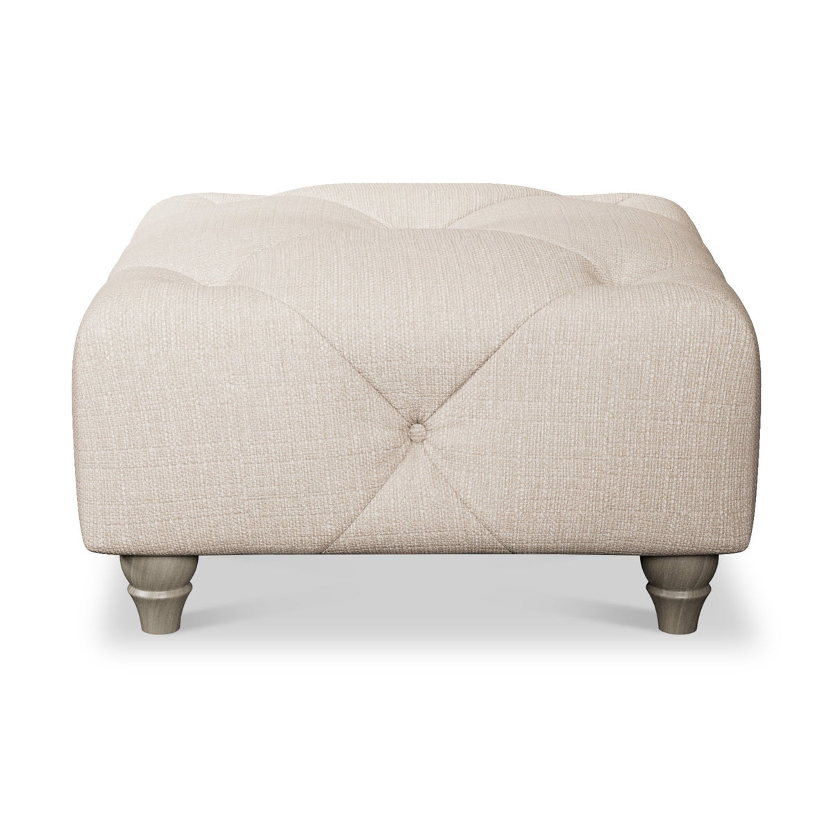 Everett Button Top Footstool