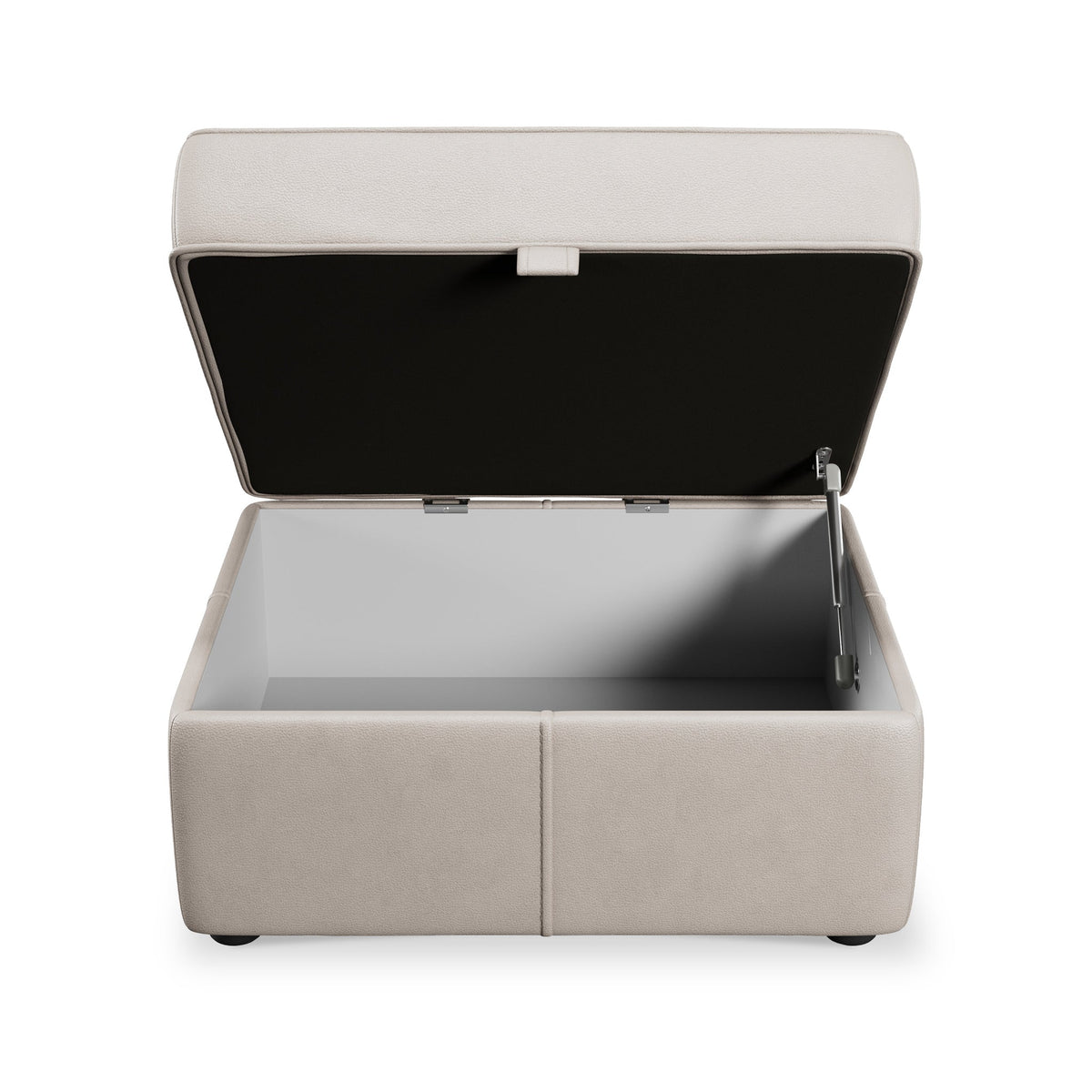 Edison Leather Storage Footstool