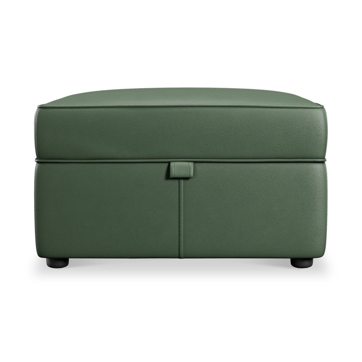 Edison Leather Storage Footstool