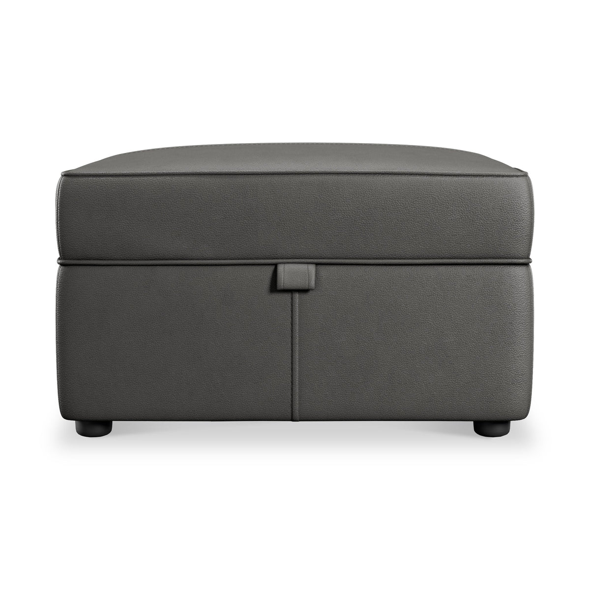 Edison Leather Storage Footstool