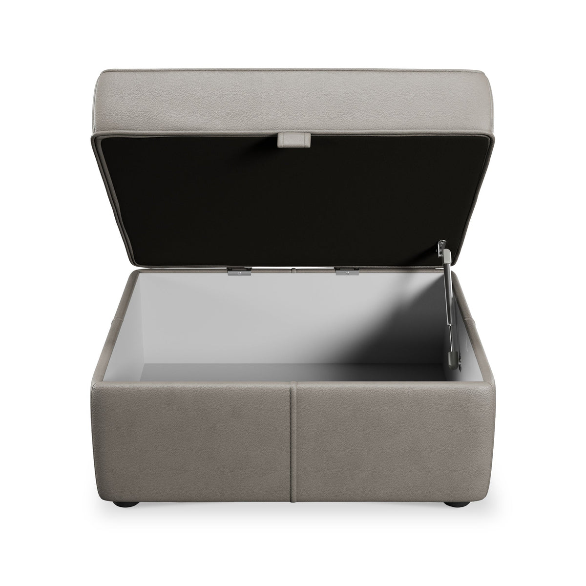 Edison Leather Storage Footstool