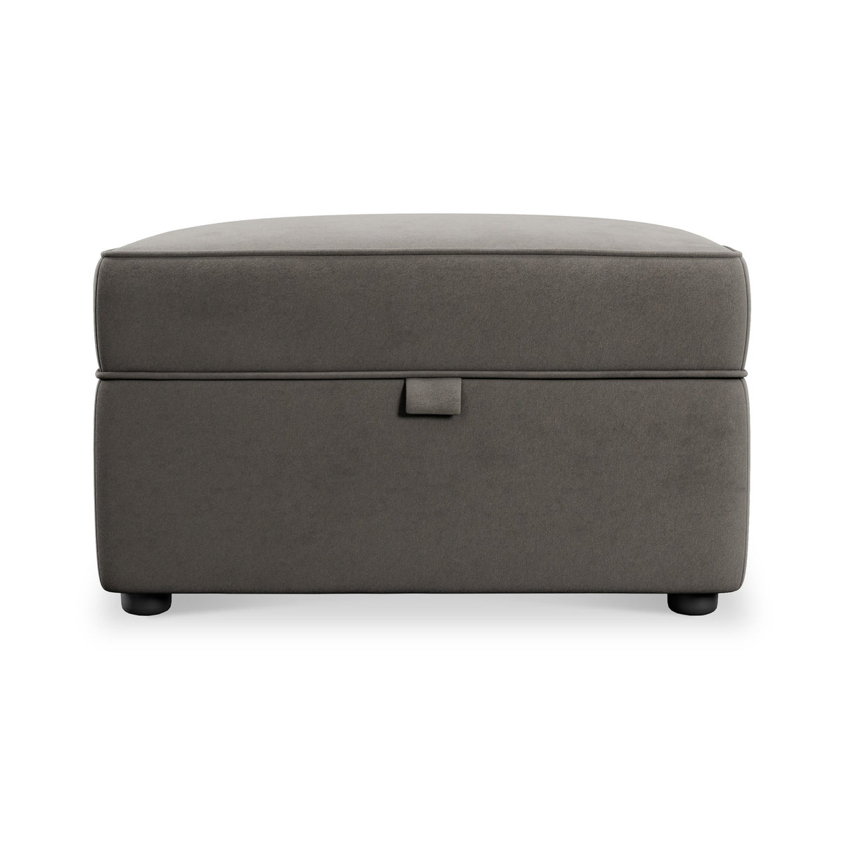 Edison Velvet Storage Footstool