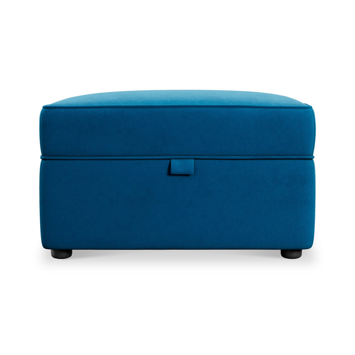 Edison Velvet Storage Footstool