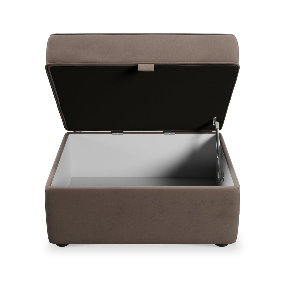 Edison Velvet Storage Footstool