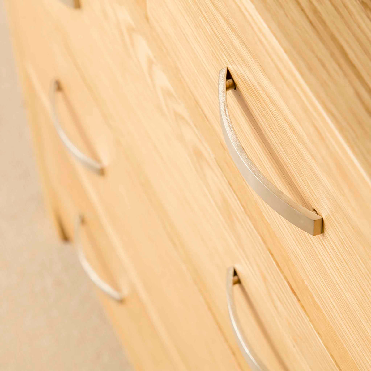 London Oak 3+3 Drawer Chest