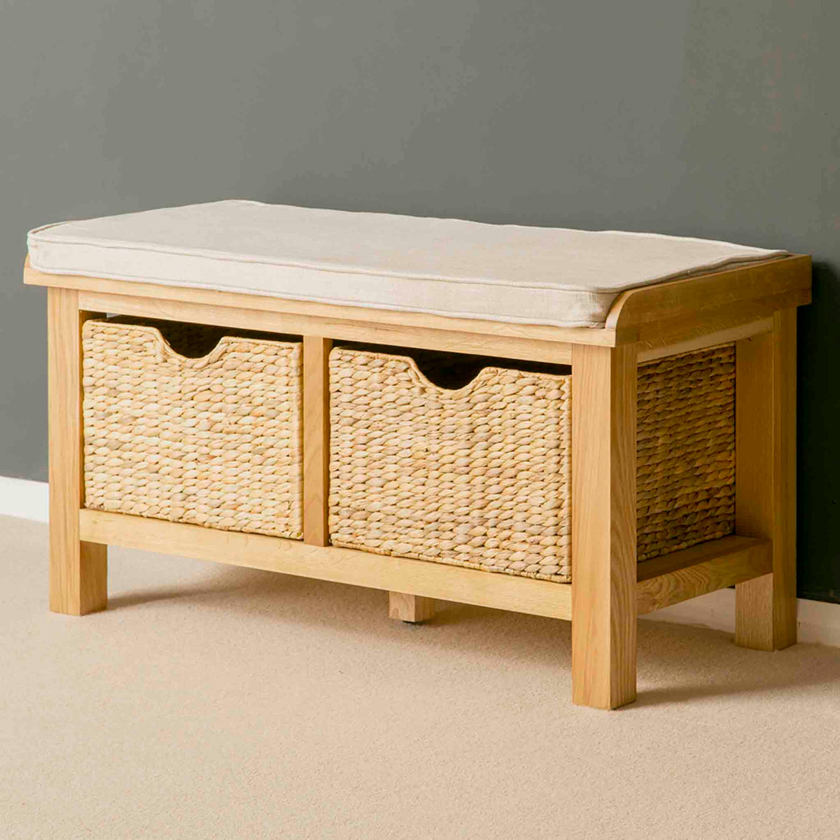 London Oak Hall Bench