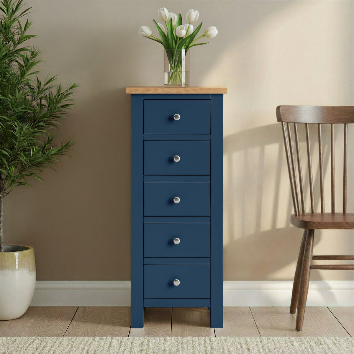 Farro 5 Drawer Tallboy Chest