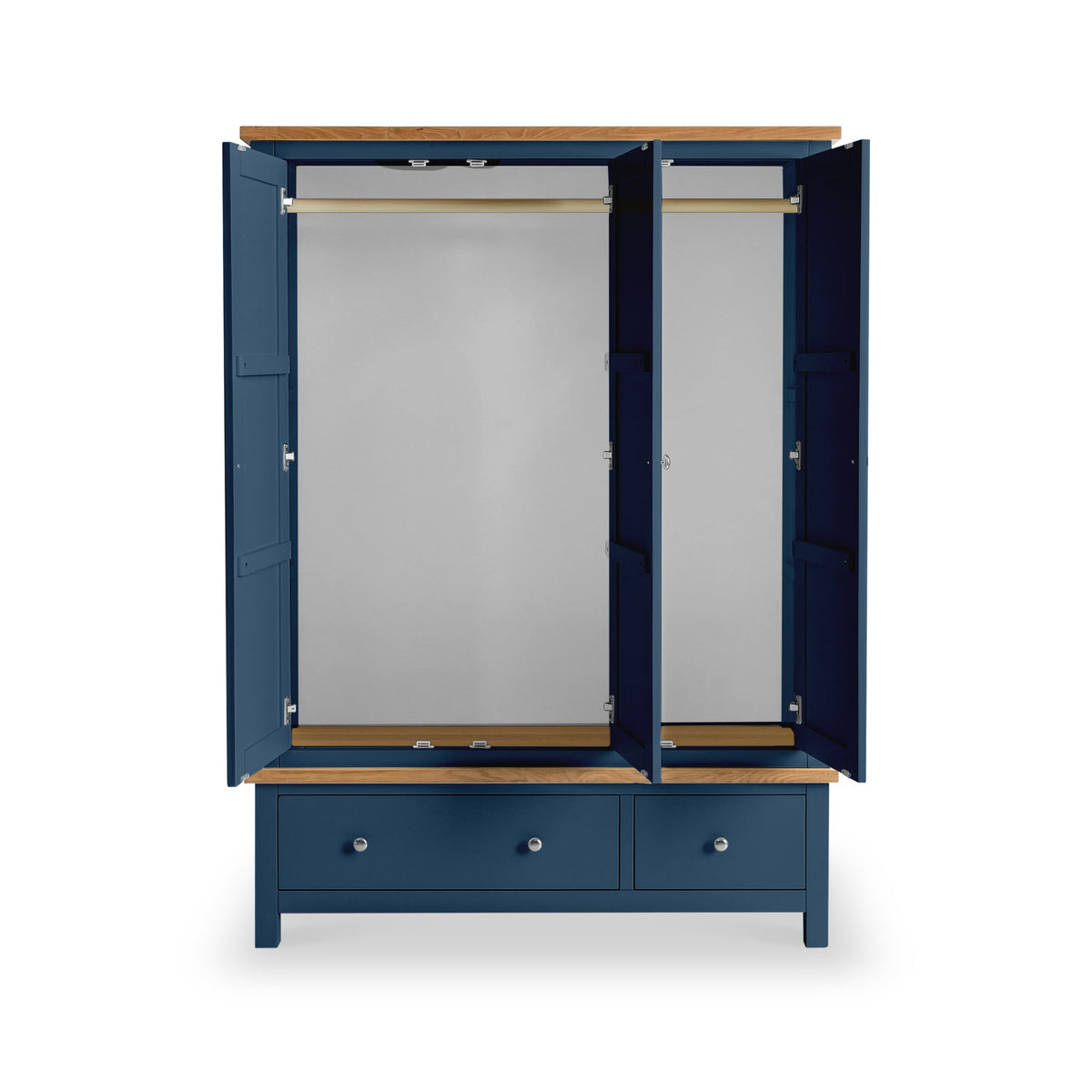 Farro Triple Wardrobe with Drawers