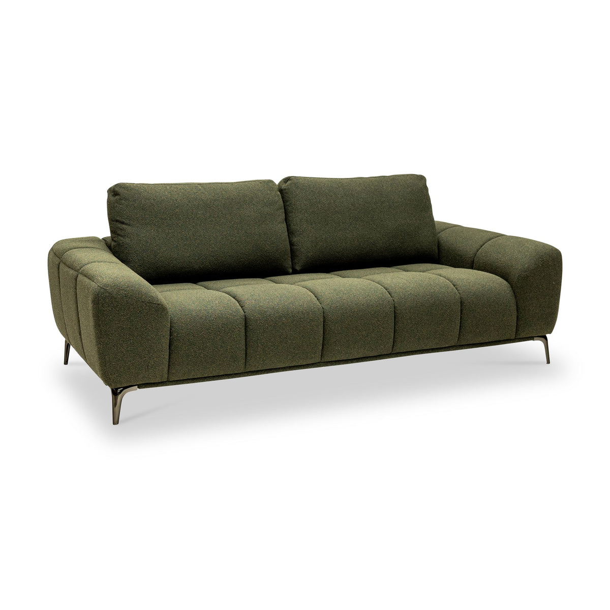 Noelle Textured Fabric 3 Seater Sofa
