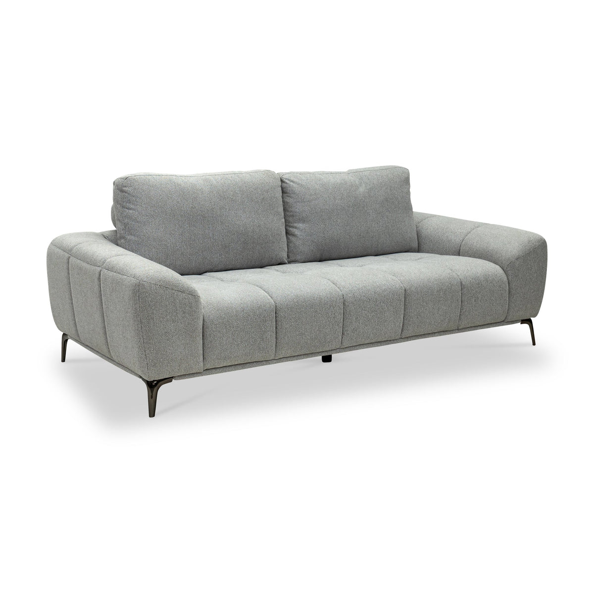 Ruelle Textured Fabric 3 Seater Sofa
