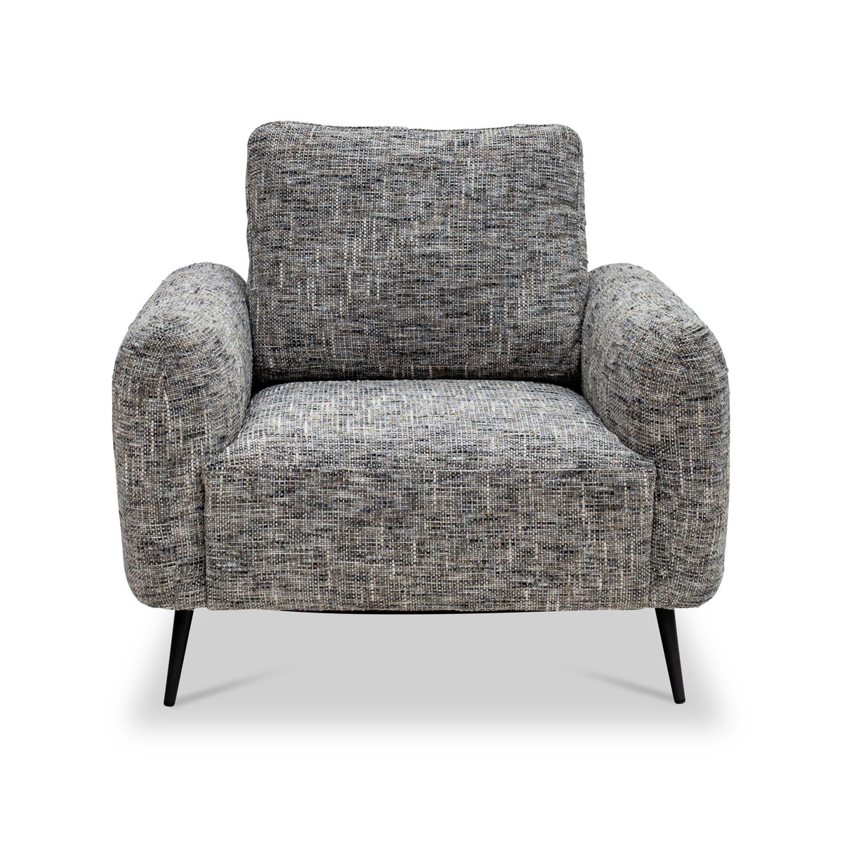 Delphine Multi-tonal Fabric Armchair