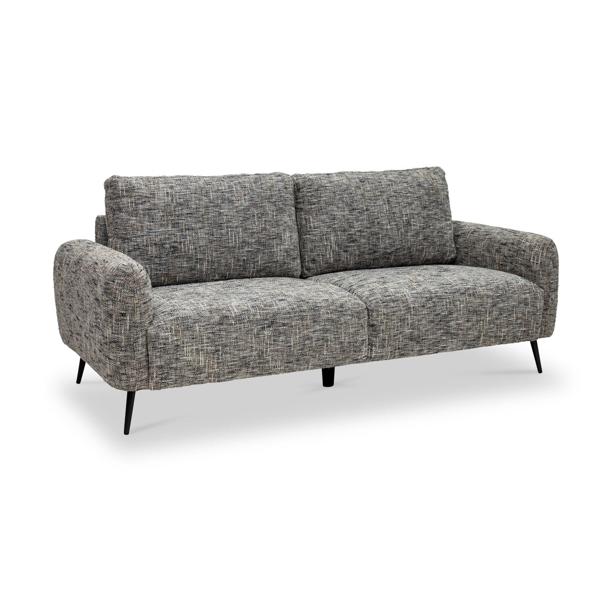 Delphine Multi-tonal Fabric 3 Seater Sofa